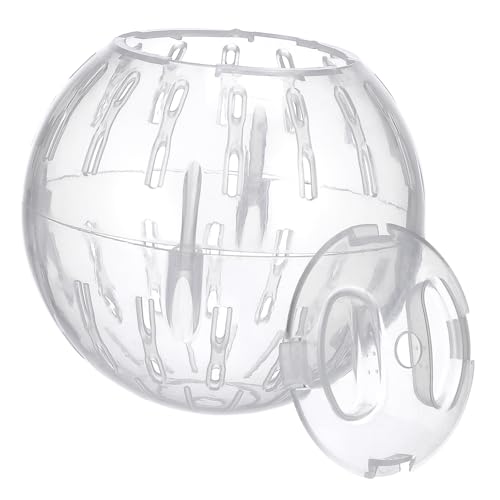 Toddmomy 1 Stück Hamster-Gymnastikball 10 2 cm Transparenter Hamster-Laufball Kleines Leises Hamsterrad Für Kleine Tiere Haustierspielzeug Ball von Toddmomy