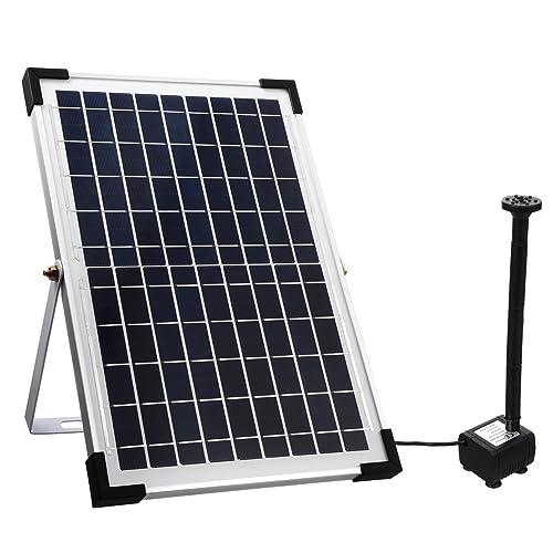 Toddmomy 10W Solar Wasserpumpe Leistungsstarker Solarbetriebener Außenbrunnen Für Gartenlandschaften Umweltfreundliches Wasserspiel Für Teiche Und Gartenanlagen von Toddmomy