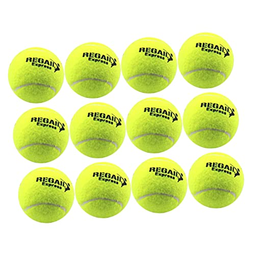 Toddmomy 12st Normale Tennisbälle Regulär Tennisbälle Spielen Tennisbälle Für Maschine Für Frauen Outdoor-sportbälle Tischtennisball Tennisbälle Trainieren Zubehör Draussen Kind von Toddmomy