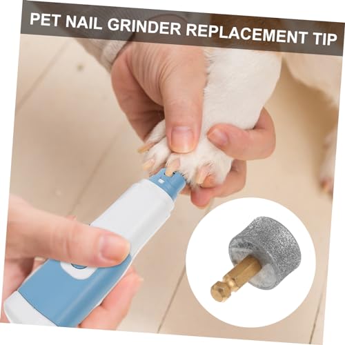 Toddmomy 15 STK Nagelpolierer ersatzkopf Nagelpolierer Schleifkopf Nagelknipser für große Hunde pet Nail Grinder Hunde pfotenpflege Haustier gelnägel zubehör Schleifkopf für Nageltrimmer von Toddmomy