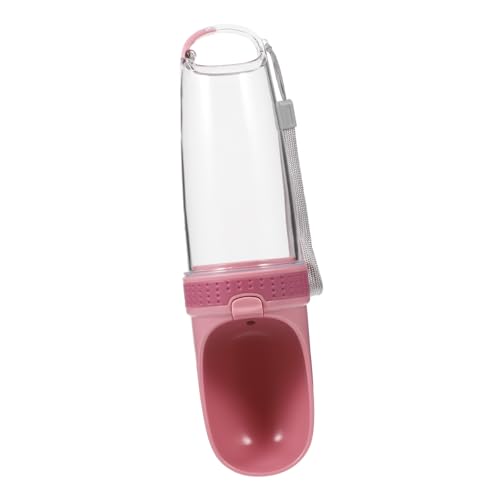 Toddmomy 1PC Tragbare Wasserflasche Für Haustiere Pink Faltbare Hundetrinkflasche Ideal Für Unterwegs Perfekt Für Hunde Und Katzen Auslaufsicher Leicht Und Handlich von Toddmomy