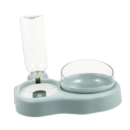 Toddmomy 1Stk Haustiernapf pet Feeder wasserschale wasserspender Katzen katzenwasserbrunnen Katzennäpfe Leckerli-Spielzeug für Hunde Heimtierbedarf praktischer Katzennapf Plastik Blue von Toddmomy