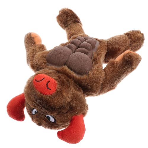 Toddmomy 1Stk Interactive Dog Toys Animal Toys cat Toys Plüschtiere für Haustiere Dogs Toys Plüsch-Hundekauartikel zahnseil für Hunde Haustierbedarf Plüschtiere für Hunde Brown von Toddmomy