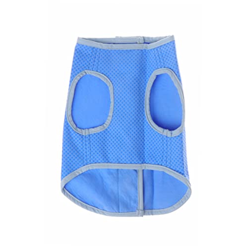 Toddmomy 1Stk Kühlmantel für Haustiere Dog Costume hundegeschenk Dog Cooling Vest Dog Accessories Hundezubehör Hundekühler Hundedecke Kleider Kühlweste für Welpen Haustiere Sommerweste Blue von Toddmomy