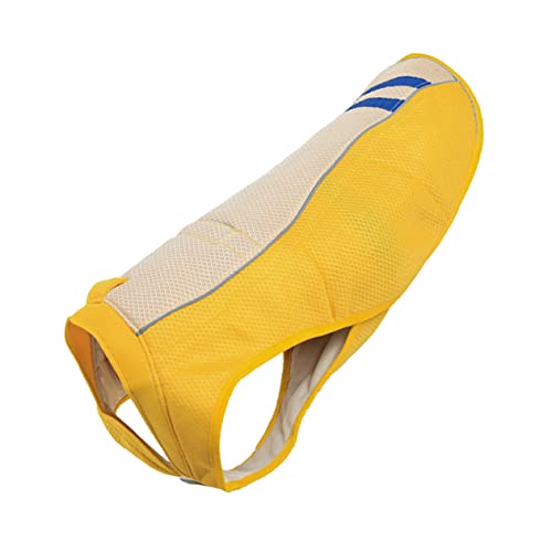 Toddmomy 1Stk Sonnenschutzweste für Haustiere Kühlweste für Haustiere Pudel Hundezubehör Hundepflege pet Supplies haustierbedarf Kühlweste für Hunde sommerlicher hundeanzug Polyester Yellow von Toddmomy