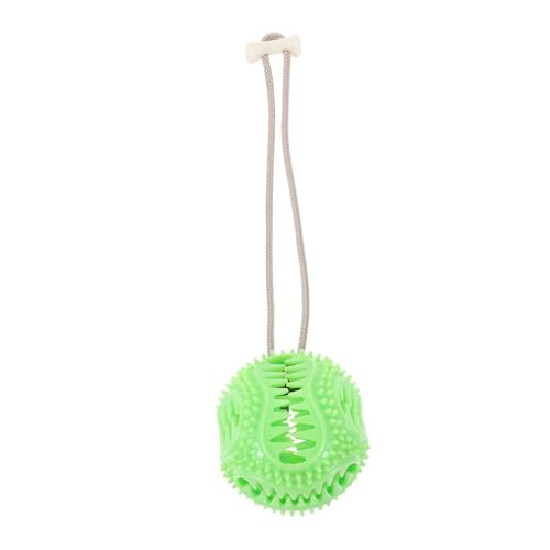 Toddmomy 1Stk Welpen kauen Zahnen Zahnbürste Haustier quietschend Tiernahrung behandeln Interactive Dog Toys chew Toy hundetraining Hund beißt Nahrungsfütterungsball Green von Toddmomy