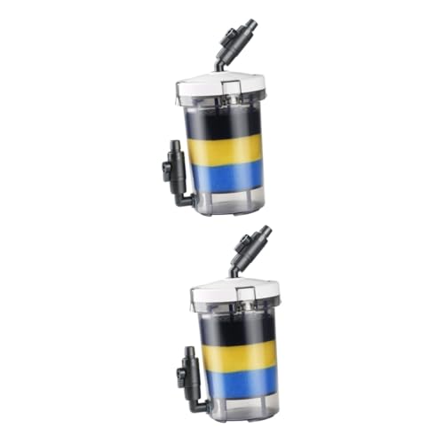 Toddmomy 2 STK Filterausrüstung Für Aquarien Frontfilter Für Aquarien Teichpumpe -auf Aquarienfilter Teichfilterpumpe Sauerstoffpumpe Für Aquarium Fischglas Sieb Wasserpumpe Vorderseite von Toddmomy