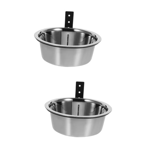 Toddmomy 2 Sätze An der Wand befestigter erhöhter Hundenapf Wassernapf zur Wandmontage Spaniel doppelt pet Water Bowl Dog Food Bowl Behälter für Hundefutter erhöhte Futternäpfe für Katzen von Toddmomy