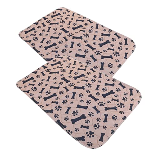 Toddmomy 2 Stück Haustier PIPI Matte Haustier PIPI Pad Waschbar Hunde PIPI Pad Wiederverwendbares PIPI Pad Geschmeidiges PIPI Pad Hunde PIPI Pad Für Hunde Pads von Toddmomy