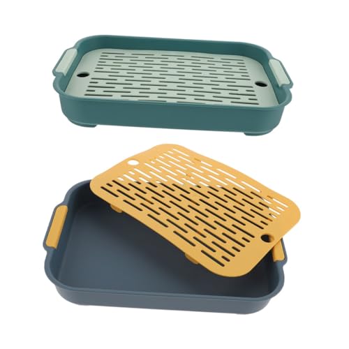 Toddmomy 2 Stück Kaninchen Toilette aus Kunststoff Waschbare Haustier Toilette für Kaninchen und Meerschweinchen Kompakt und Platzsparend für Zuhause und Garten Toddmomy 2 Stück Kaninchen Toilette aus Kunststoff Waschbare Haustier Toilette für Kaninchen und Meerschweinchen Kompakt und Platzsparend für Zuhause und Garten von Toddmomy