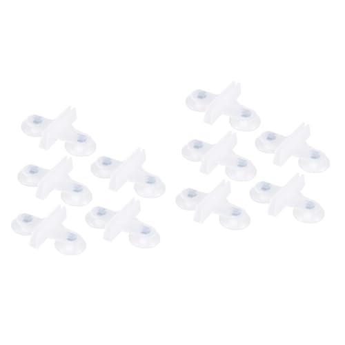 Toddmomy 20 STK Plattenklemme Aquarium-Clips Saugnapf Für Aquarien Dekorativer Clip Saugnäpfe Aquarium-saugnapf-Clip Saugnapf-Clip Aus Glas Saugnapf-Clips Saugen Glasclip Luft Weiß von Toddmomy