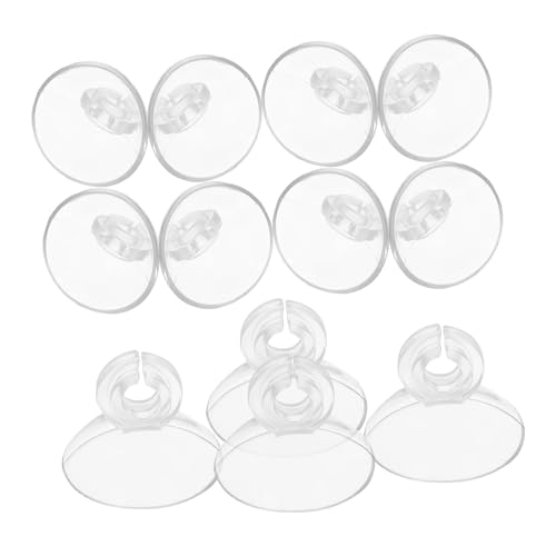 Toddmomy 20 Stück Aquarium Saugnapf Clips Für Sauerstoffschläuche Praktische Befestigungslösungen Für Aquarien Ideal Für Luftausströmer Und Zubehör Transparent Und Stabil von Toddmomy