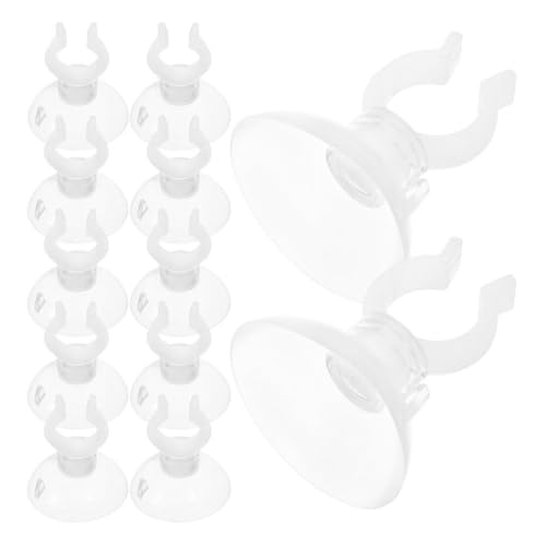 Toddmomy 20 Stück Aquarium-Saugnapf-Röhren-Clips Aquarium-Halter-Clips Für Aquarium-Schläuche von Toddmomy