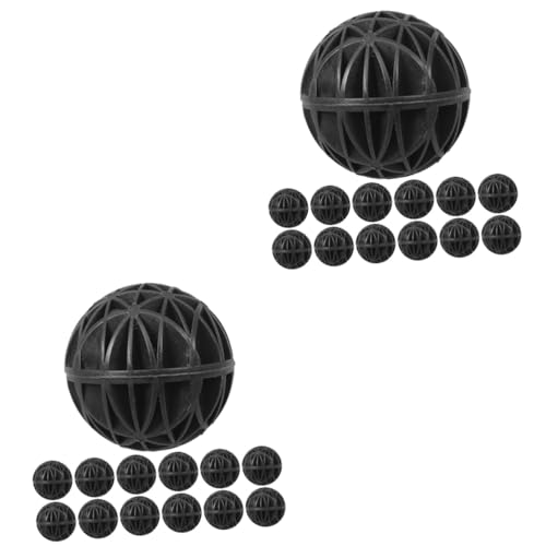 Toddmomy 200 STK biologische Bälle Zubehör für Aquarien Filter für Fischbecken Aquarium Filter Balls Fish Tank Filter Balls Sieb biochemische Kugel Bio-Kugeln Schwamm Bio-Ball Polierkugel von Toddmomy