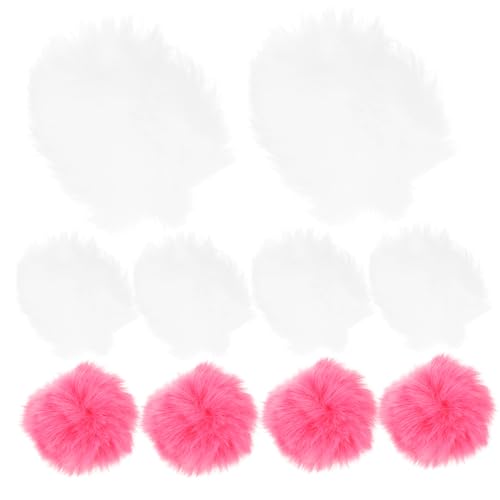 Toddmomy 20pcs Kleidung Flauschige Ball Ornamente Kopfspeisezubehör Kreative Schlüsselkette DIY Pom Pom Bälle von Toddmomy