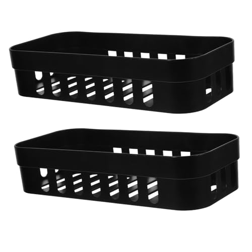 Toddmomy 2St Wasserpflanzentopf Luft Reiniger Zubehör für Aquarien Aquaristik Accessoire Aquariumpflanzen Pflanztopf zum Aufhängen für Aquarien hängender blumentopf für Aquarium Abs Black von Toddmomy