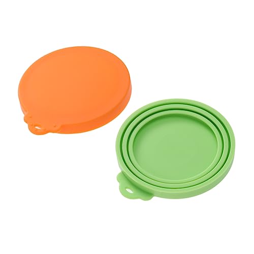 Toddmomy 2St abdecken kann Reusable can lid Seal can Food Tierfutter Geschirrdeckel Aufbewahrung von Tiernahrung Geschirr Hundefutter kann für Haustier abdecken Silikon kann abdecken von Toddmomy