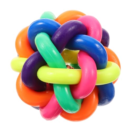 Toddmomy 2St quietschende Spielzeuge Kauspielzeug Welpenball Plüschtiere knete Spielzeug chew Toy Hundespielzeug für kleine Hunde quietschendes Spielzeug für Hund Bissfester Ball für Hunde von Toddmomy