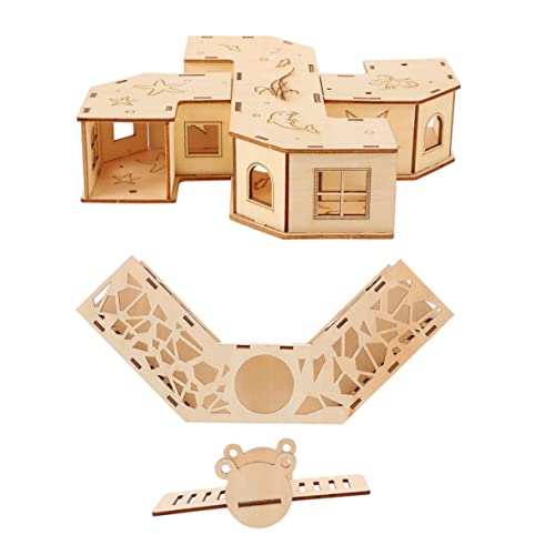 Toddmomy 2er Set Hamster Tunnel Labyrinth Mit Wippe Kleintier Aktivitätstunnel Für Hamster Meerschweinchen Und Andere Kleine Haustiere Ideal Für Bewegung Und Training von Toddmomy