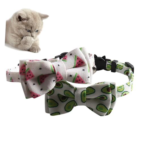 Toddmomy 2st Haustier-Blumen-Halskette Welpenhalsband Hundehalsbänder Bogen Katzenfliege Bellen Halsband Für Katze Katzenclown Rindenhalsband Hundehalsbandhalter Katzenhalsband Glocke von Toddmomy