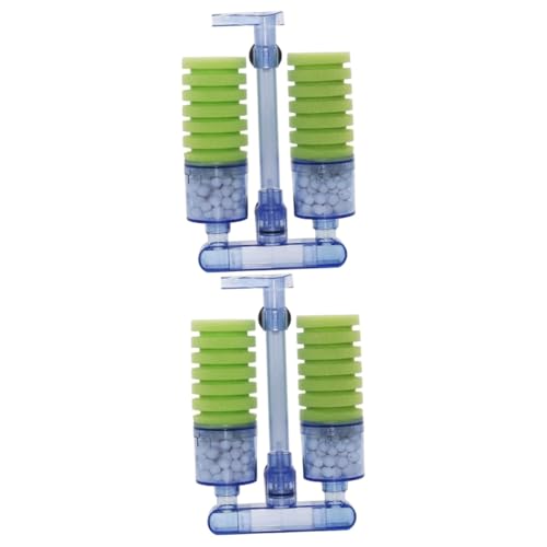 Toddmomy 2st Pneumatischer Biochemischer Sieb Unterwasserfilter Für Aquarien Aquarium Filter Für Fischbecken Wandmontierter Filter Krugwasser Fischglas Aquarienfilter Toilette Schwamm von Toddmomy