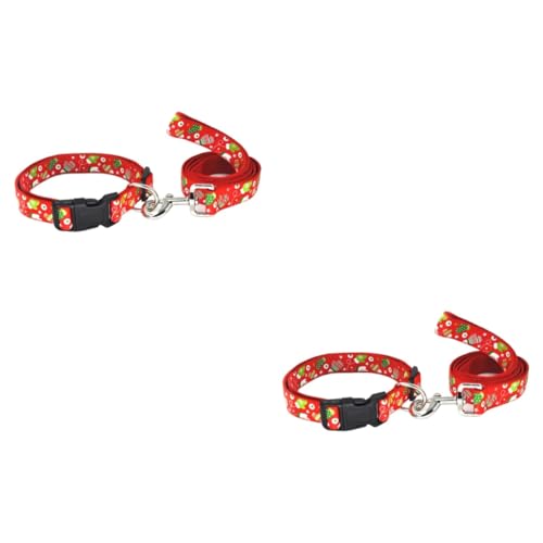 Toddmomy 2St weihnachtshundehalsband weihnachtsdeko Christmas Decorations Weihnachtskragen Welpenhalsbänder für kleine Welpen Haustier Hundehalsband Weihnachtshalsband für Haustiere Elch von Toddmomy