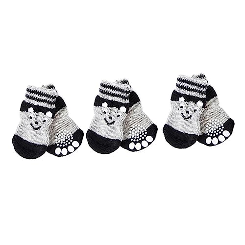 Toddmomy 3 Paare Hundeschuh Socken Hundeschuhe Für Autositzbezüge Für Hunde Greifer Verstellbare Hundeschuhe Hundestiefel Für Kleine Hunde Hundekratzunterlage Für Nägel Hündchen Baumwolle von Toddmomy