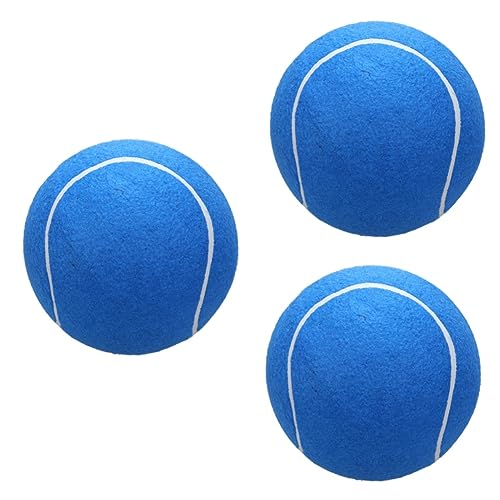 Toddmomy 3 STK Haustier Hundeball Jumbo-Tennisball Tennisbälle Für Haustiere Riesiger Tennisball Für Hunde Tennisbälle Haustierspielzeug Tenis De Niño Großer Ball Kind Überdimensioniert von Toddmomy