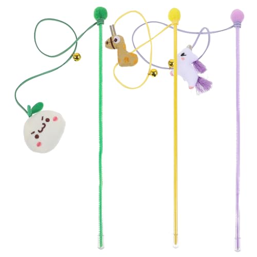 Toddmomy 3stücke Interaktives Katzenspielzeug Mit Glocke Farbige Katzenangel Für Spiel Und Spaß Für Katzenfreunde Für Toddmomy 3stücke Interaktives Katzenspielzeug Mit Glocke Farbige Katzenangel Für Spiel Und Spaß Für Katzenfreunde Für von Toddmomy