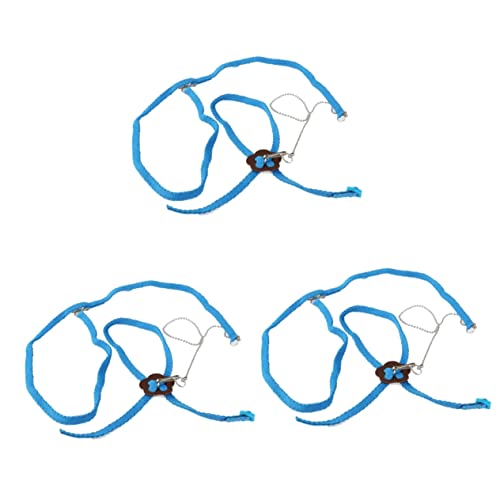 Toddmomy 3 Stück 12 M Eidechsengeschirr Käfig Leguan Eidechsenleine Geschirr Flügel Eidechsengeschirr Schildkrötenleine Tierleinen Eidechsen-Haustier-Traktionsgürtel von Toddmomy