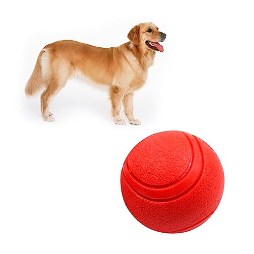 Toddmomy 3St Hundespielzeug knete knetspielzeug chew Toy Hundeaktivitäten hundspielzeug Hundeinteraktion Gummiball Haustier Hund Haustierbedarf Hundeball trainieren rot von Toddmomy