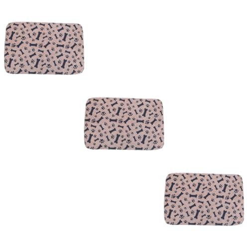 Toddmomy 3St pet pinkelmatte Hundeunterlagen Welpen Pads Hundematte Pinkelpads für Hunde klein Pet Pee Pads Hunde-PIPI-Pads Haushalt Hund PIPI Pad Trainingsmatte Urin-Pad Stoff von Toddmomy