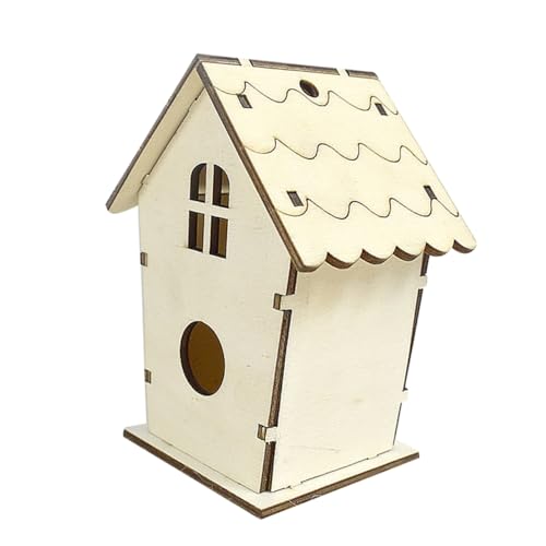 Toddmomy 3St verkleidungsaccessoires Decorative Accessories Vogelzubehör Vogelfütterung Holz Vogel vogelhaus Schwalbennest Vogelnest Erwachsener Nistkasten Suite Fenster 7c schmücken Bambus von Toddmomy