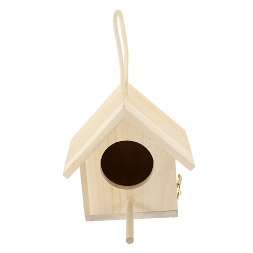 Toddmomy 3st Gartendekoration Aus Holz Fenster-vogelhäuschen DIY-Vogel Hängendes Vogelnest Rustikale Vogelhäuschen Decoraciones para Sala De Casa Wohnkultur Xuanfeng Bambus Der Vogel von Toddmomy