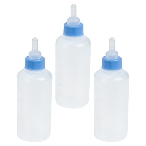 Toddmomy 3Stücke Haustier Aufzuchtflasche Für Kätzchen Und Welpen Pet Feeding Bottles Mit Saugern Haustierzubehör Für Fütterung Von Neugeborenen von Toddmomy