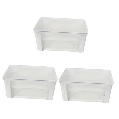 Toddmomy 3st Filterbox Für Schildkrötenbecken Kleines Aquarium Bodenfilter Für Aquarien Zubehör Für Fischaquarien Aquarium Hängend Glas-Container Weiß Niedriger Wasserstand Plastik von Toddmomy