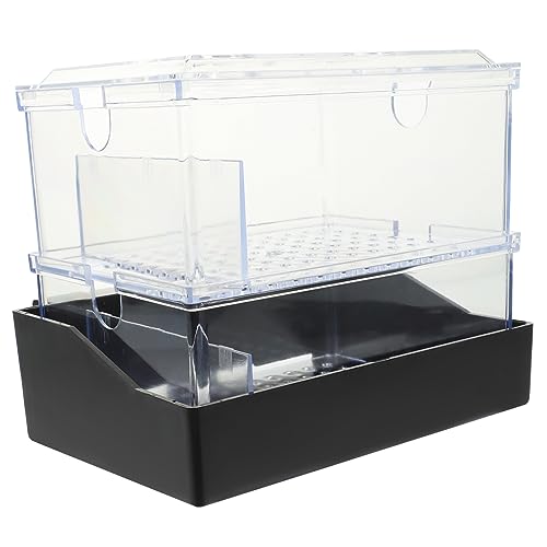 Toddmomy 3st Tropfbox Für Aquarien Schildkrötenpanzer Aquarientrennbecken Schildkrötenterrarium Aquariumzubehör Kompakter Aquarienfilter Klarer Fall Plastik Täglicher Gebrauch Filterzubehör von Toddmomy