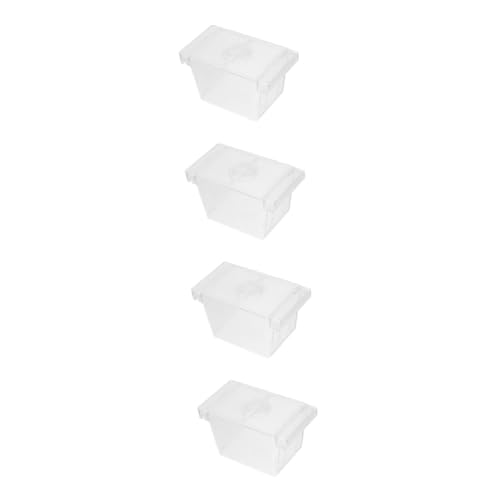 Toddmomy 4 Stück Brutkasten Für Frittierboxen Acrylbox Zuchtbecken Fisch-isolationsfall Separator Aquarium Kindergarten Fall Fischzucht Betta-Aquarium Mit Trennwand Aquariumzubehör Plastik von Toddmomy