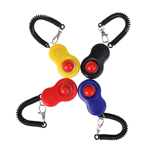 Toddmomy 4 Stück Clicker Für Hundetraining Unzerstörbares Hundespielzeug Klicker Für Welpentraining Pfote Trainingsstock Für Hunde Clicker-hundetrainer Knopf Hundeknöpfe Haustier-knöpfe von Toddmomy