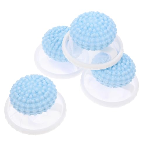 Toddmomy 4 Stück haarfilter Waschmaschine Haarfilter für Waschmaschine Flusensammler der Waschmaschine Fusselhaarfänger Bälle waschen Schwimmerfilter für Waschmaschine Polyester Sky-Blue von Toddmomy