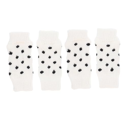 Toddmomy 4er Set Anti Rutsch Hundesocken Atmungsaktive Hautfreundliche Beinschutzsocken Für Hunde Warmhaltende Pfotenschutzsocken Mit üßem Design 3 von Toddmomy