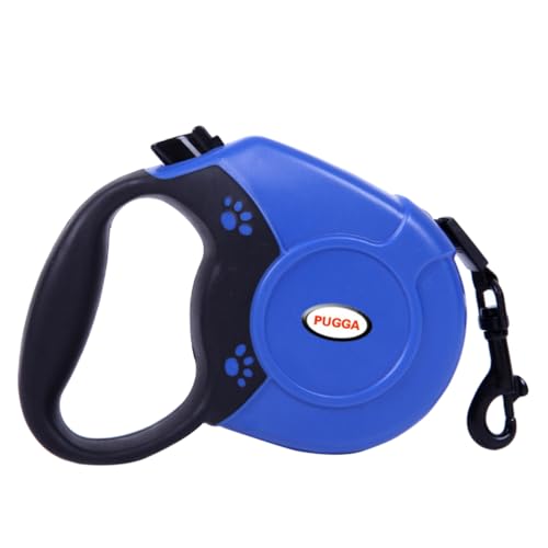 Toddmomy 5 M Ausziehbare Hundekette Leine Haustier-Leine Hundeleine Kette Hält Maximal 50 Kg (Blau) von Toddmomy