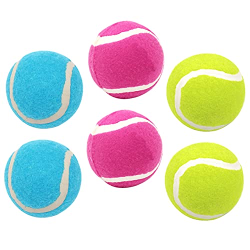 Toddmomy 6st Tennisspielzeug Für Hunde Bälle Für Kleine Hunde Hundekauspielzeug Für Kleine Hunde Ballspielzeug Für Hunde Hundebälle Für Draußen Hund Wirft Spielzeug Hundeball Gummi von Toddmomy