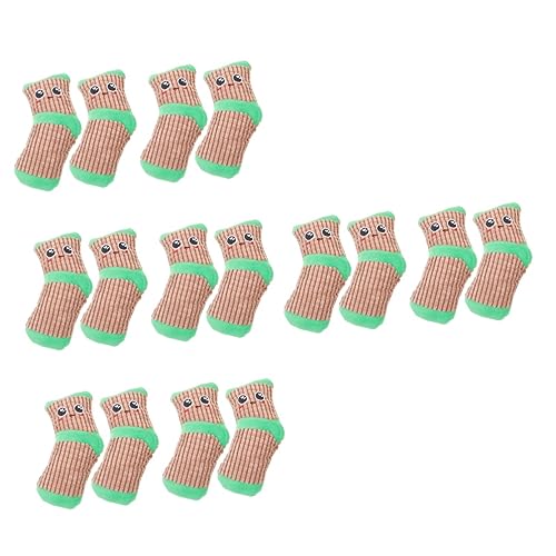 Toddmomy 8 Paare Spielzeug Plüschtier Hunde Quietschende Socke Themberchaud-plüsch Welpe Bidoof-plüsch Outdoor-spielsets Vokalisierende Hundesocke Haustier Socken Singen von Toddmomy