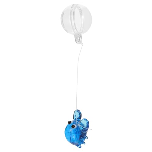 Toddmomy Aquarium Dekoration Quallenlampe Aquarium Licht Schwebend Krabbennetz Krabbenfalle Koralle Luftstein Für Aquarien Aquariumreiniger Tank Aquarienlicht Krabben-Ornament Glas Sky-Blue von Toddmomy