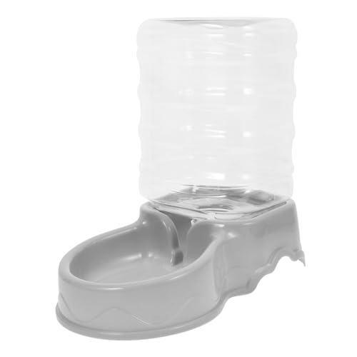 Toddmomy Automatischer Haustier-Wasserspender 3. 5 Wasser-Haustier-Futterspender Katzen-Hunde-Wassernapf-Futterbehälter Für Katzen Und Kleine Hunde Kätzchen Welpen Grau von Toddmomy