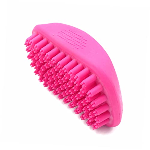 Toddmomy Badewäscher für Haustiere Haustierpflegebürste haustierkamm pet Hair Brush Dog Accessories Haustierpflegeprodukte hundehaarbürste Hundekamm Dog Brush Massagebürste aus Silikon Rosa von Toddmomy