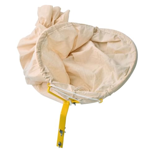 Toddmomy Bienenfalle Bienennetz Bienen fangen Bienenfangbeutel Bienenfangnetz Bienensammler fliegen optionale Taschenlampe Bienenfänger aus tragbarer Bienenfänger Segeltuch Beige von Toddmomy