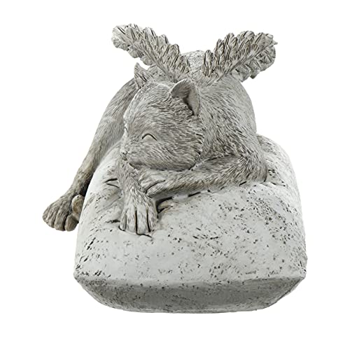 Toddmomy Engel Katze Ornamente Haustier-denkmal Katzen-denkmal Beileid Katzen Gedenkstein Katze-Garten-Statue Trauer Hundeengel Grabstein Hundedenkmal Wächter Katzenfiguren Harz von Toddmomy