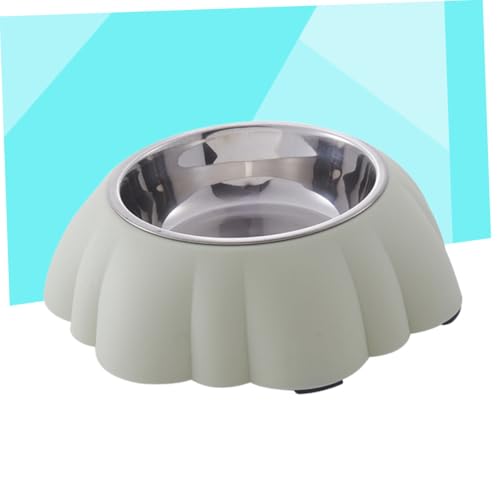 Toddmomy Futternapf Für Hunde Hundenapf Katzennapfständer Schnüffelmatte Für Hunde Luftdichter Aufbewahrungsbehälter Für Hundefutter Welpe Katzennäpfe Mit Schnurrhaar-Relief Light Green von Toddmomy